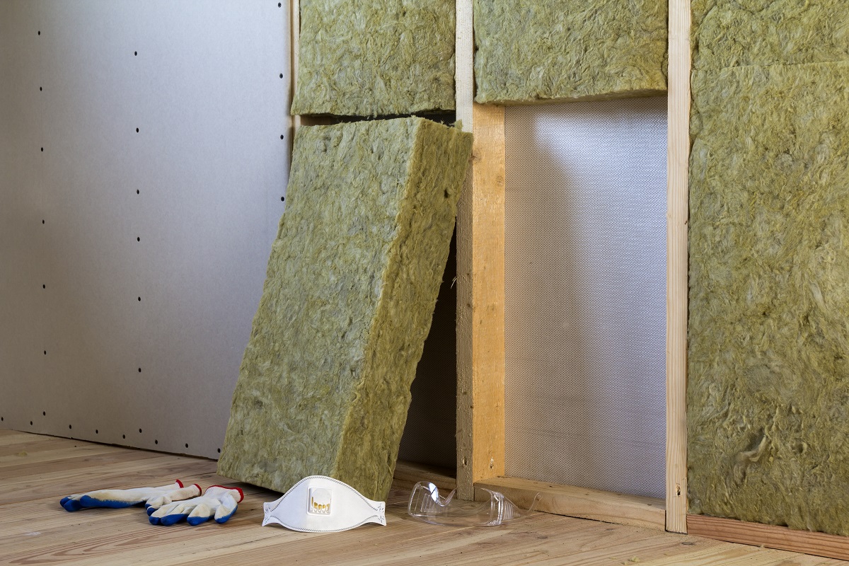 Каменная вата Роквул, используемая для утепления стен