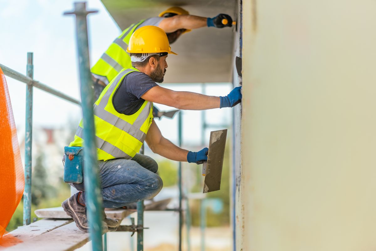 Штукатурный фасад