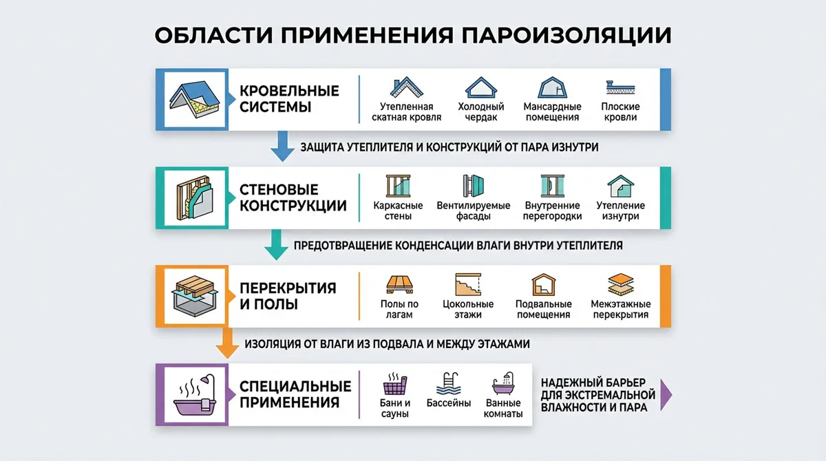 Пароизоляция: почему необходима, как правильно выбрать и монтировать_4