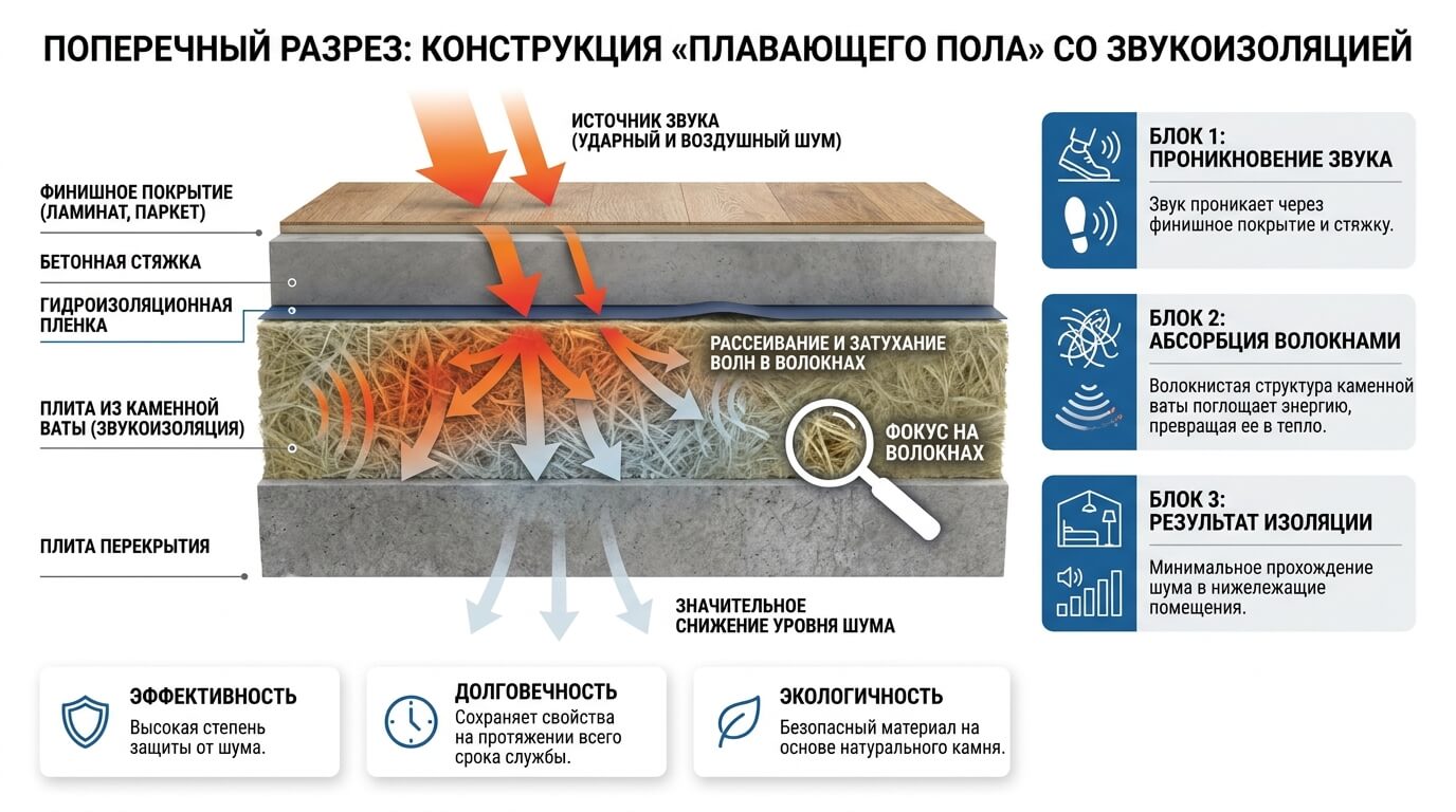 Шумоизоляция под стяжку от РОКВУЛ — инвестиция в тишину и комфорт вашего дома_4