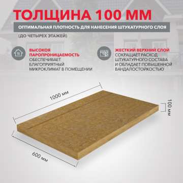 Утеплитель РОКФАСАД Д ЭКСТРА