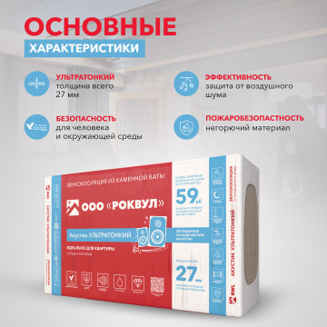 Звукоизоляция АКУСТИК БАТТС Ультратонкий