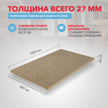 Звукоизоляция АКУСТИК БАТТС Ультратонкий