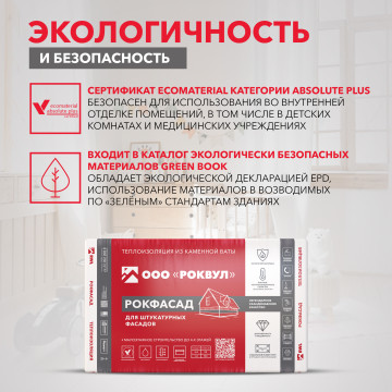 Утеплитель РОКФАСАД
