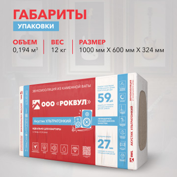 Звукоизоляция АКУСТИК БАТТС Ультратонкий