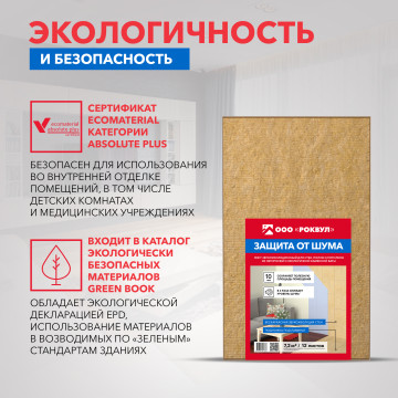 Звукоизоляция ЛИСТ ЗВУКОИЗОЛЯЦИОННЫЙ