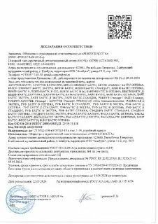 Утеплитель РОКВУЛ КАРКАС БАТТС 1000x600x100_18