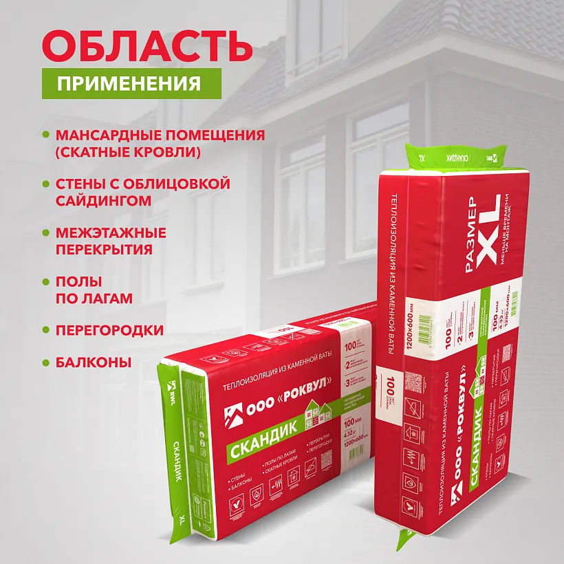 Утеплитель РОКВУЛ ЛАЙТ БАТТС СКАНДИК 1200x600x100_5