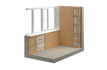 Утепление балкона