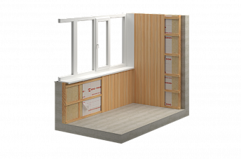 Утепление балкона